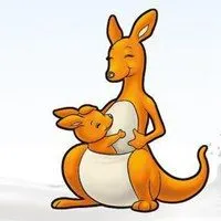 袋鼠卡通头像 卡通可爱袋鼠头像_微信头像图片大全