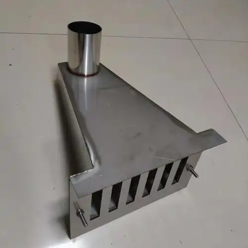 铝合金侧排雨水斗 多种尺寸雨漏斗独立水斗排水漏斗