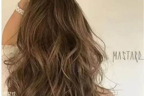 蜜茶棕是什么颜色暖色系发色图片