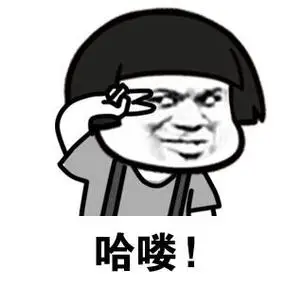 哈喽! - 大伙们雷猴啊_表情头牌_蘑菇头_方言_你好_搞笑表情