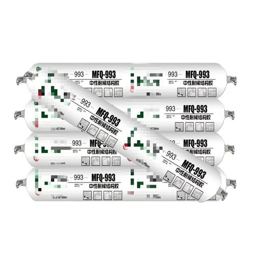 扑哩扑剌 中性硅酮结构胶门窗家装密封耐候胶黑色整箱工程外墙强力快