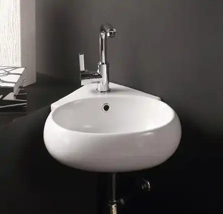 挂墙式洗手盆小户型方形阳台迷你陶瓷圆形洗脸面盆卫生间挂盆台盆