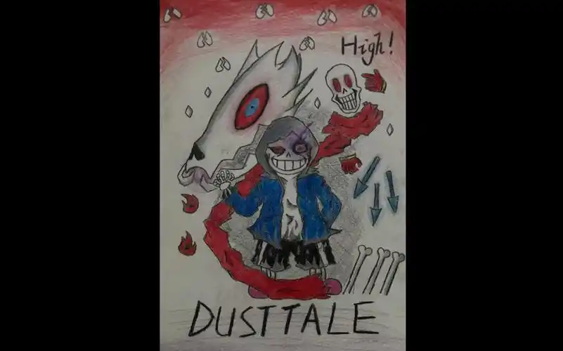 [手绘]dusttale 尘埃sans(画渣勿喷)