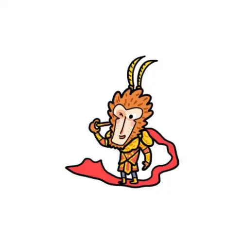 卡通可爱闺蜜情侣小头像西游记孙悟空