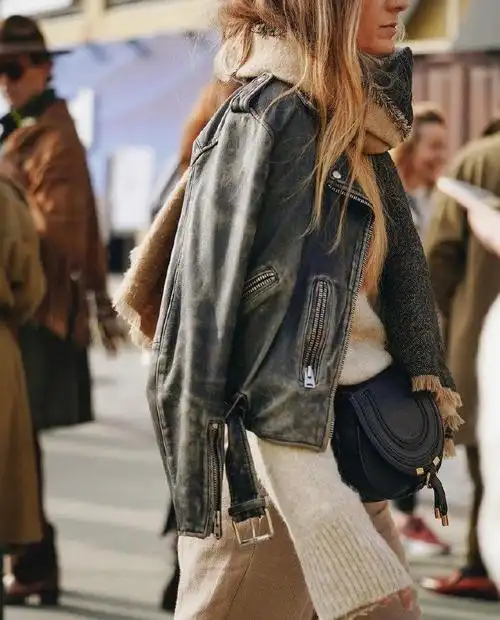 米兰时装周潮人穿搭街拍