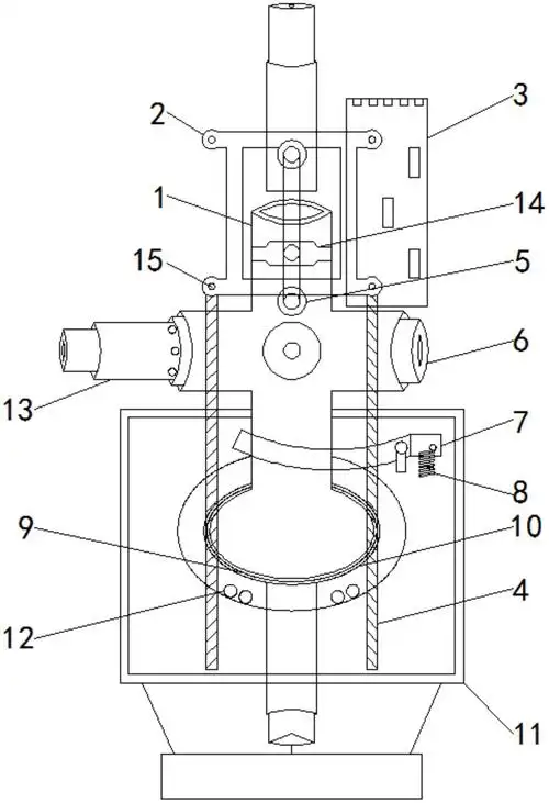 一种十六线贴墙地顶一体激光水平仪
