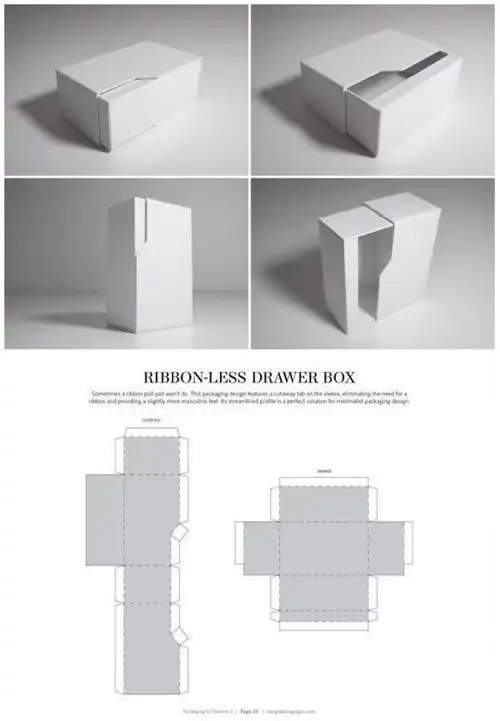 不同的盒型包装设计展开图,转需留存~ 没事在家折折折