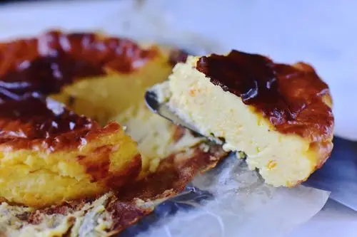 奶香浓郁咸蛋黄巴斯克烤芝士蛋糕