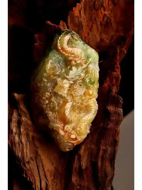 翡翠雕刻  #手工雕刻  #翡翠