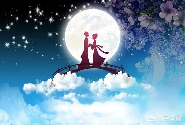 七夕的时候牛郎星和织女星在天上是什么排列呢?