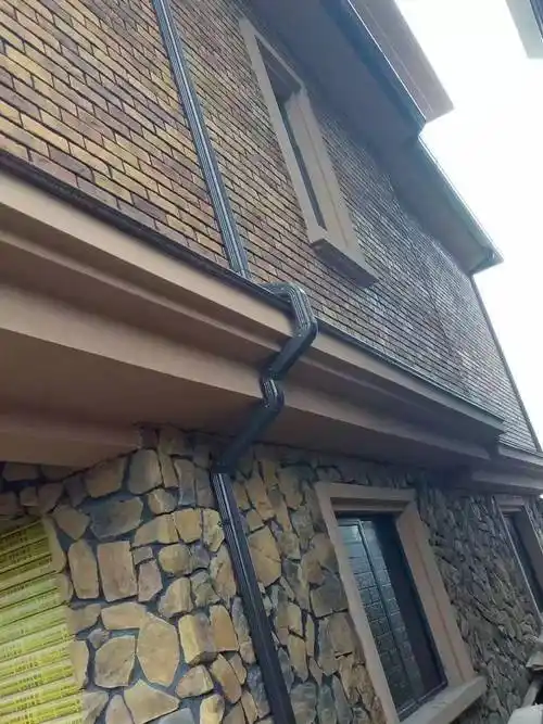 定制别墅成品檐沟天沟pvc落水系统方形雨水管