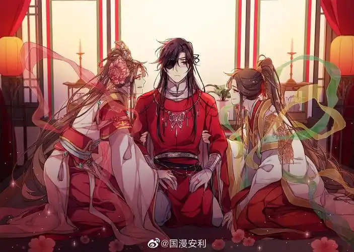 当谢怜再次穿上太子悦神服时