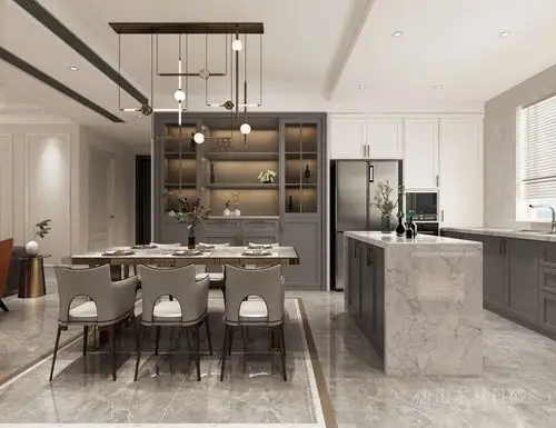 唐山东易日盛180平唐城壹零壹现代轻奢风格装修效果图