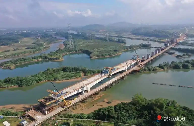 广湛高铁阳江段两座特大桥进入冲刺阶段