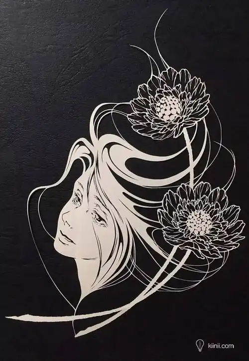 日系脆弱而唯美de纸雕