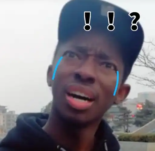 惊呆有魔性的黑人小哥表情包