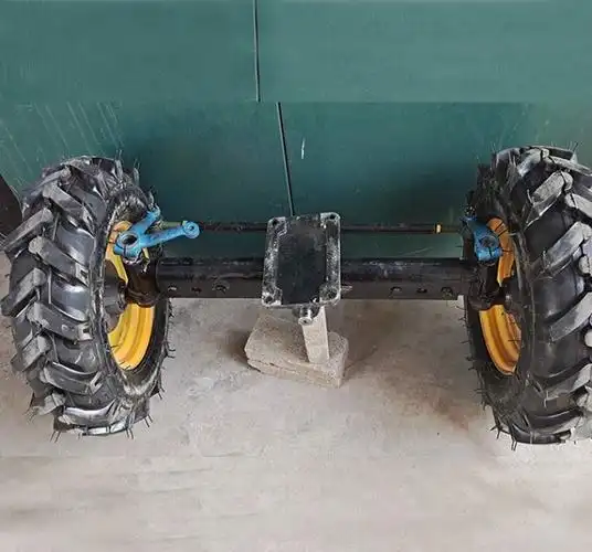 农用四轮三轮车电动车手扶拖拉机改装前桥转向加大轮胎农机配件