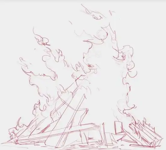 超级简单的火焰画法,教你一分钟画好火焰!|火焰|图层|画法_新浪新闻