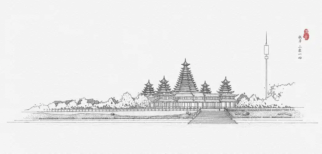 侗家鼓楼芷江鸟瞰杨溪云树推 荐