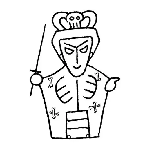 一分钟简笔西游:白骨精_武器