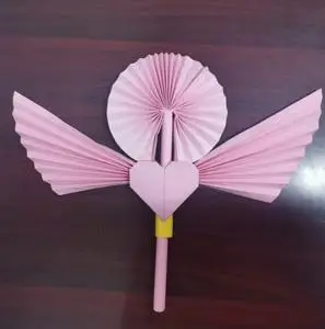 玩具礼物大翅膀爱心魔法棒仙女棒手工折纸作品抖音小红书学生儿童
