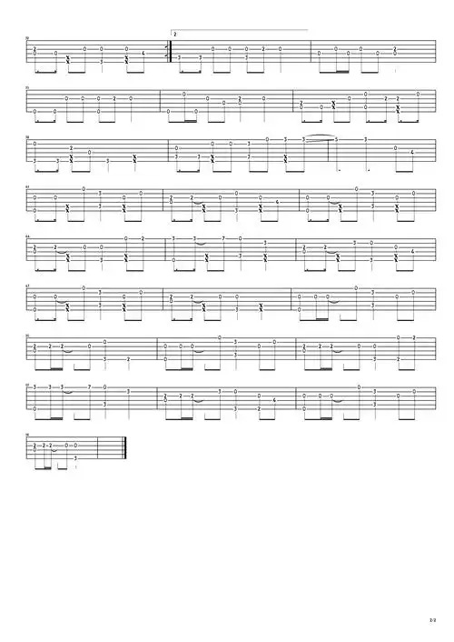 way back home(指弹)吉他谱(图片谱,指弹)_shaun(27)_042200015895