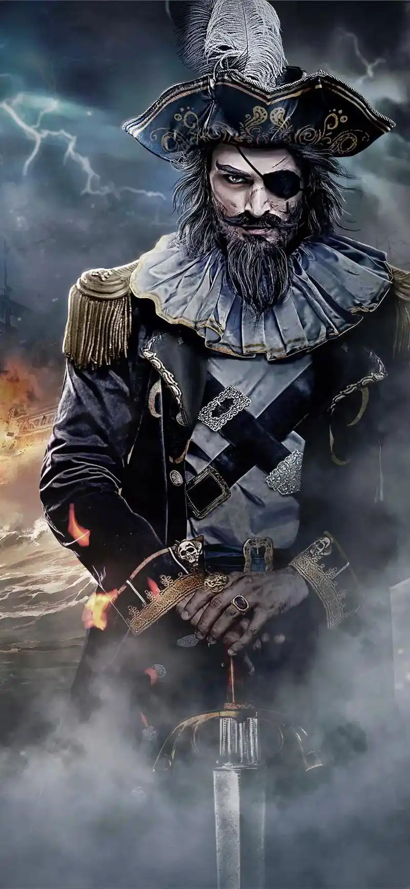 加勒比海盗 "你们喜欢的杰克船长来了"#壁纸 #黑暗之魂 - 抖音