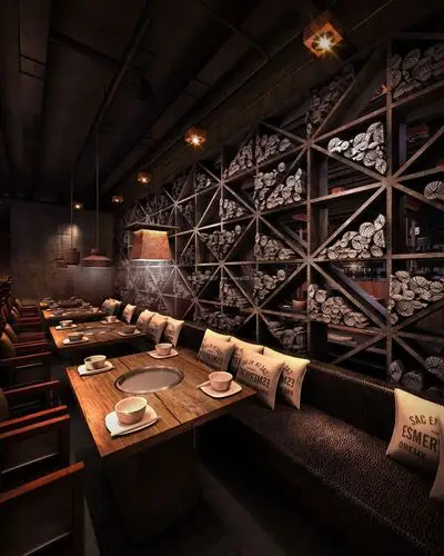 烤肉店设计装饰效果图片