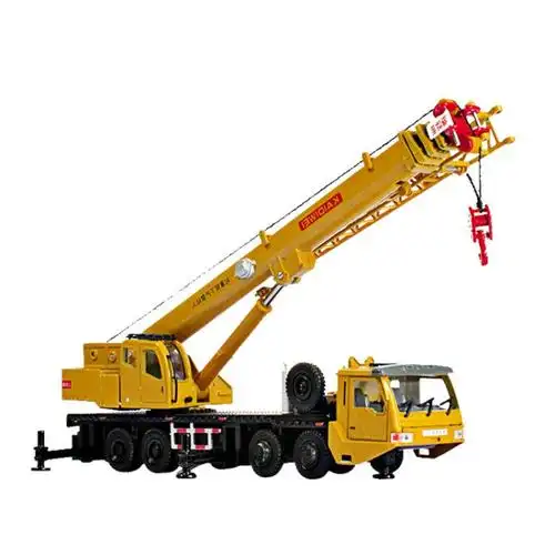 凯迪威工程汽车模型155合金重型起重机大吊车汽车玩具625011