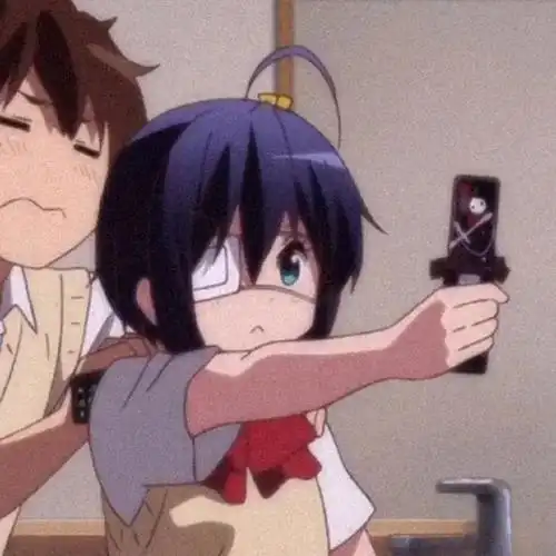 病患者#中二病也要谈恋爱  #恋爱  #动漫  #动漫情侣头像  #动漫情头