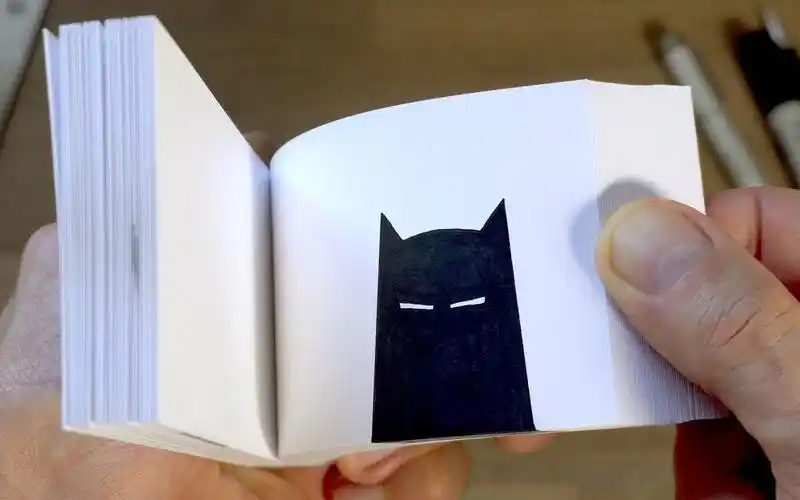 蝙蝠侠翻页书动画 (附制作过程)