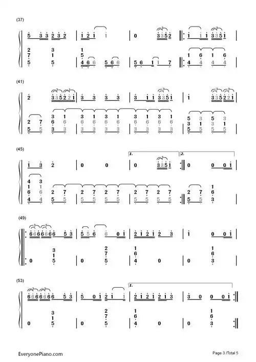 blue-troye sivan双手简谱预览3