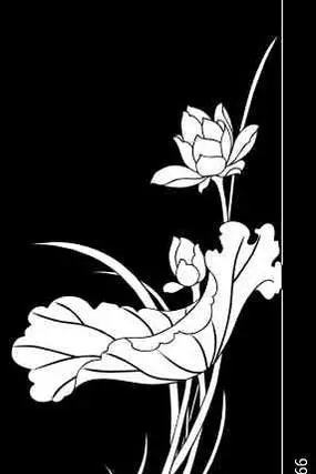 莲花之秀雕刻图案 cdr