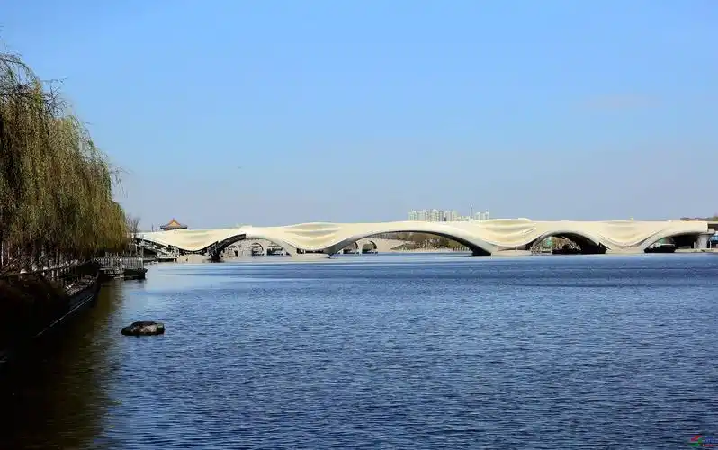 京杭大运河通州段的美观桥梁