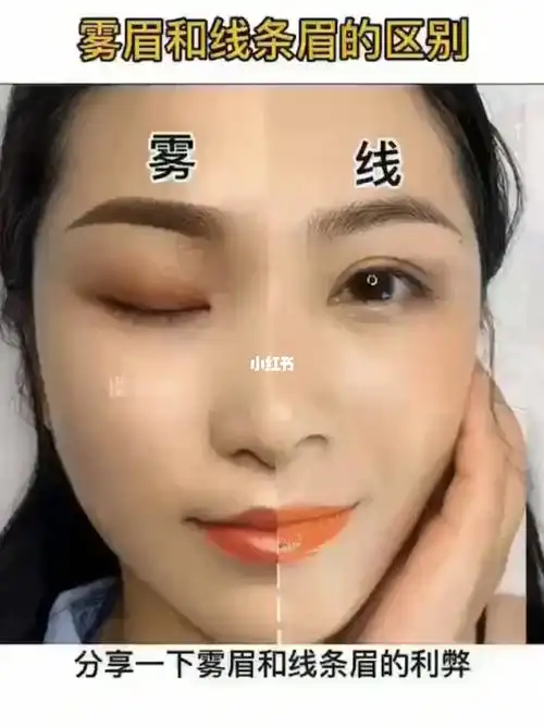 究竟要做雾眉还是线条眉啊