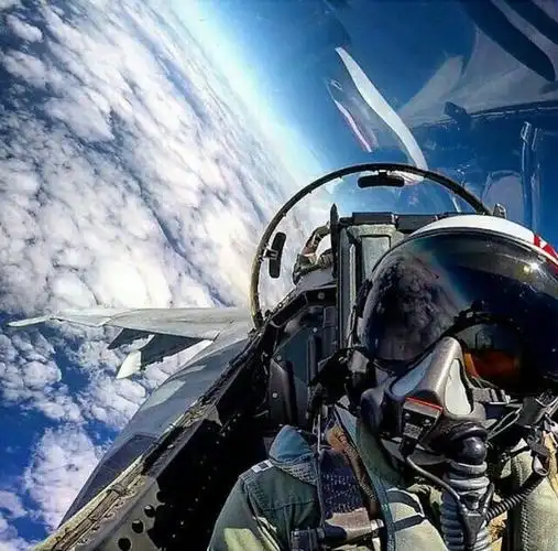 战斗机飞行员实拍