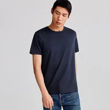 十如仕男士纯棉休闲吸湿速干短袖t恤