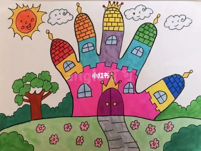 手指画作品--简笔画大全儿童创意手指画比简笔画强100倍第2页手的警示