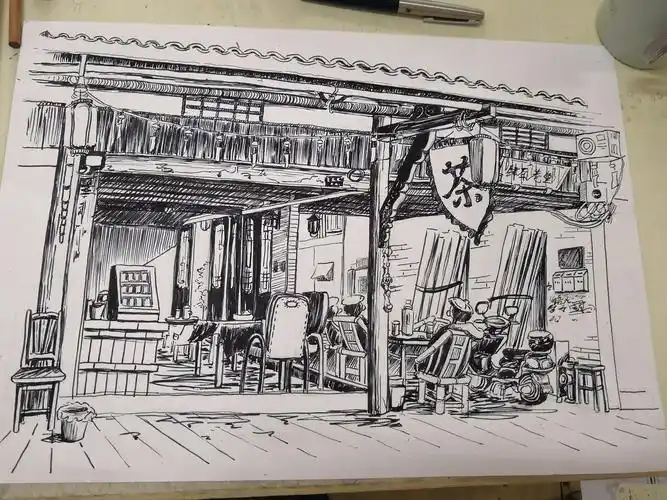 茶馆速写