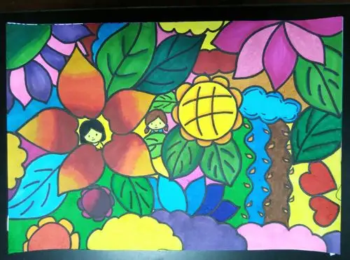 鹿城小学2017年千人现场绘画大赛--六年级优秀作品