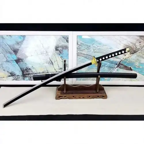 村正刀妖刀村雨打刀居合斩居和剑道训练实木带鞘木刀日式竹刀剑道村正