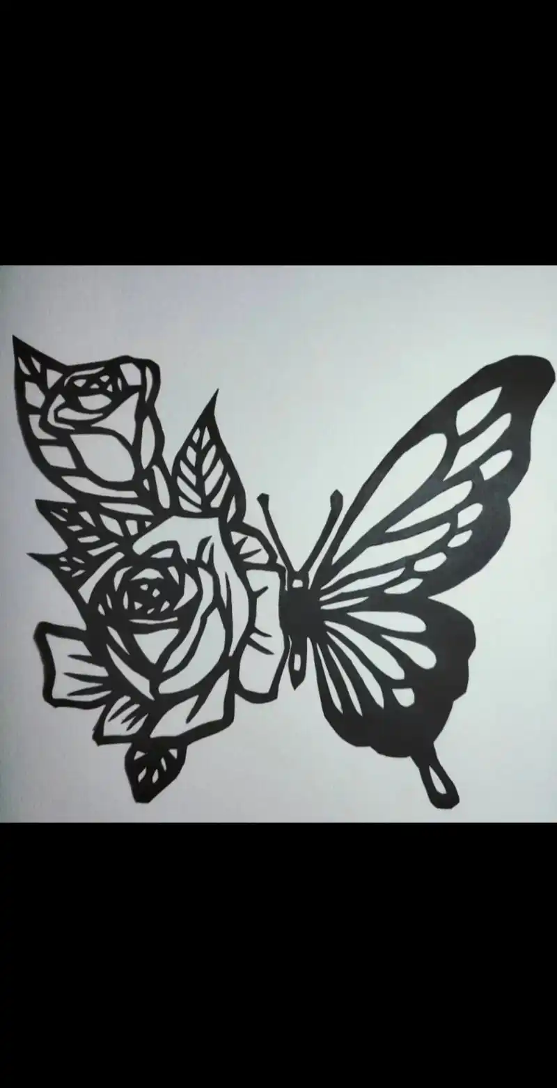 butterfly!#手工剪纸 #刻纸 #蝴蝶03 - 抖音