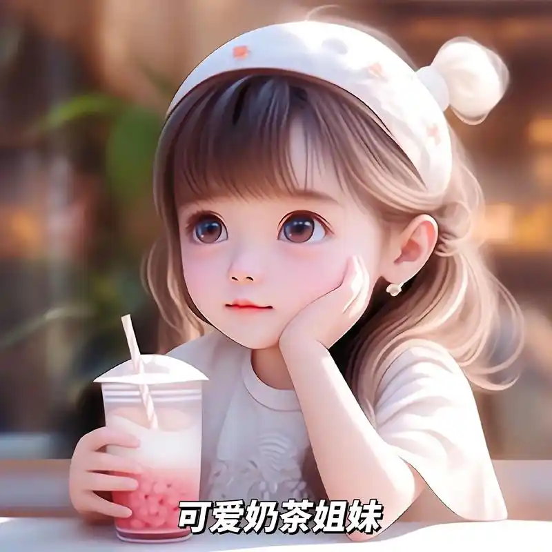 爱喝奶茶的姐妹头像#甜妹头像 #女生头像 #可爱女生头像 # - 抖音