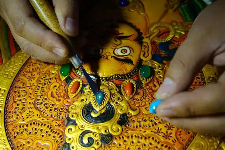 蒙古皮雕画代表性传承人 中国民族工艺美术大师 皮雕皮画艺术师