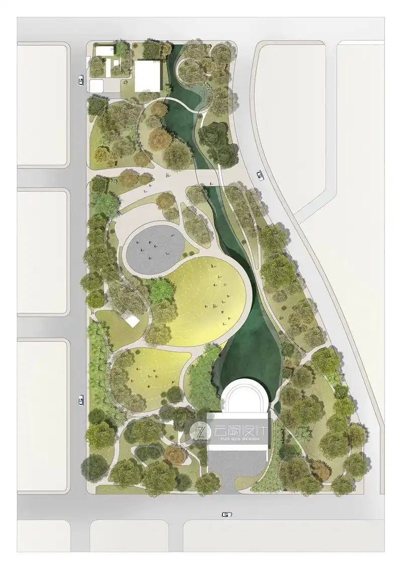 分享一组景观彩平图.