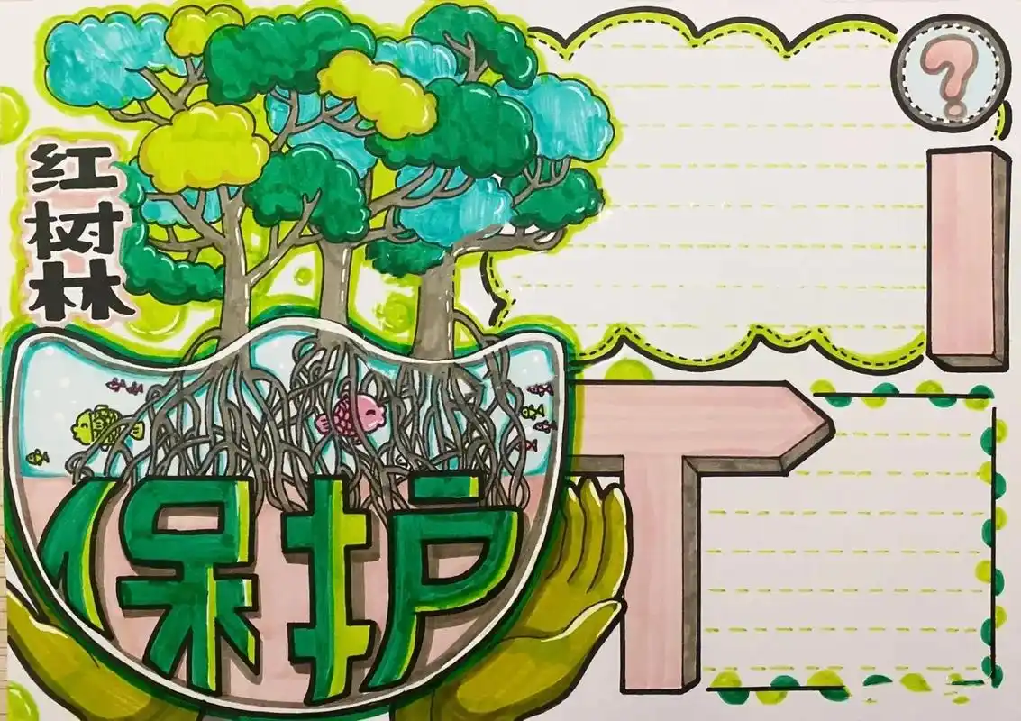 爱护花木 保护环境.保护植物 爱护花木手抄报#手抄报 #创意 - 抖音