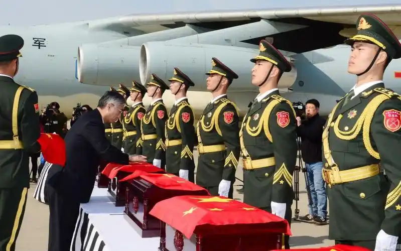 中韩举行第四批志愿军遗骸交接仪式