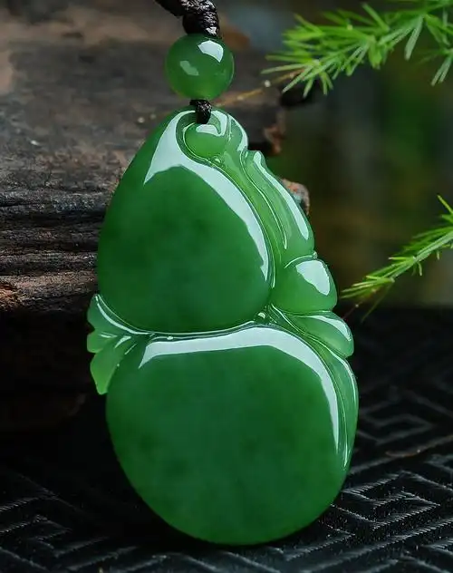 和田碧玉葫芦挂件