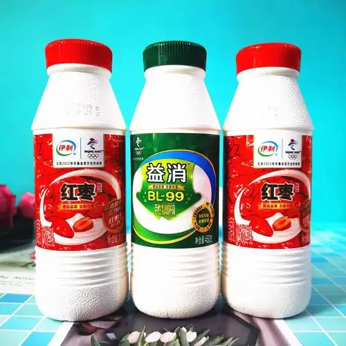 伊利风味发酵乳450g5瓶8瓶红枣味酸奶瓶装益消酸牛奶伊利酸奶原味5瓶