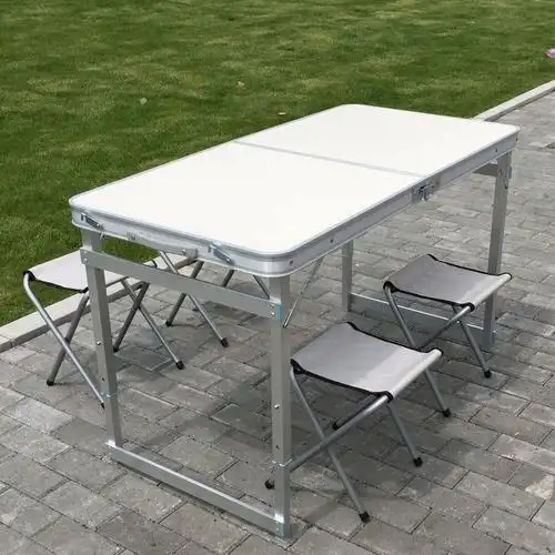 折叠桌稳固增强户外餐桌摆摊桌子便携式地摊宣传桌简易小餐桌椅